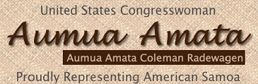 Congresswoman Aumua Amata