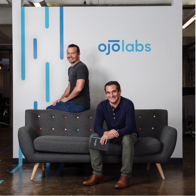 OJO Labs Leaders David Rubin -top- and John Berkowitz -seated