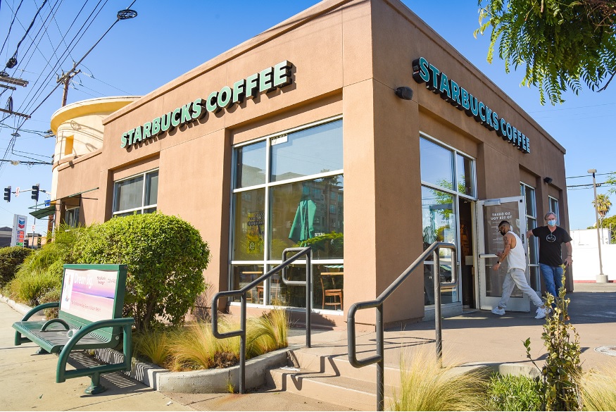 Starbucks in Culver City, California