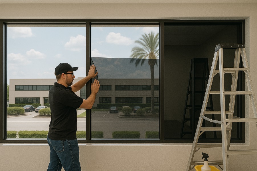 Shaping commercial spaces with light control