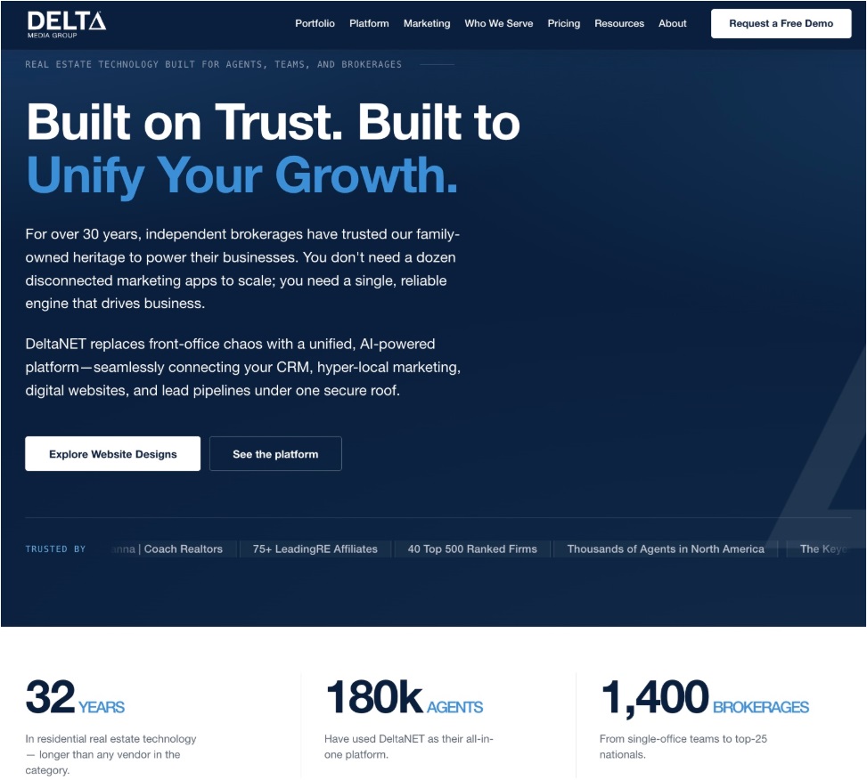 Delta website