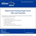 Repeat Buyer Seeking Single Tenant Jiffy Lube Properties