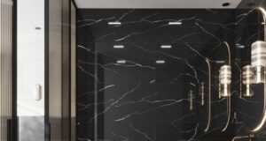 Dramatic Bathrooms. Designing with Black Tile